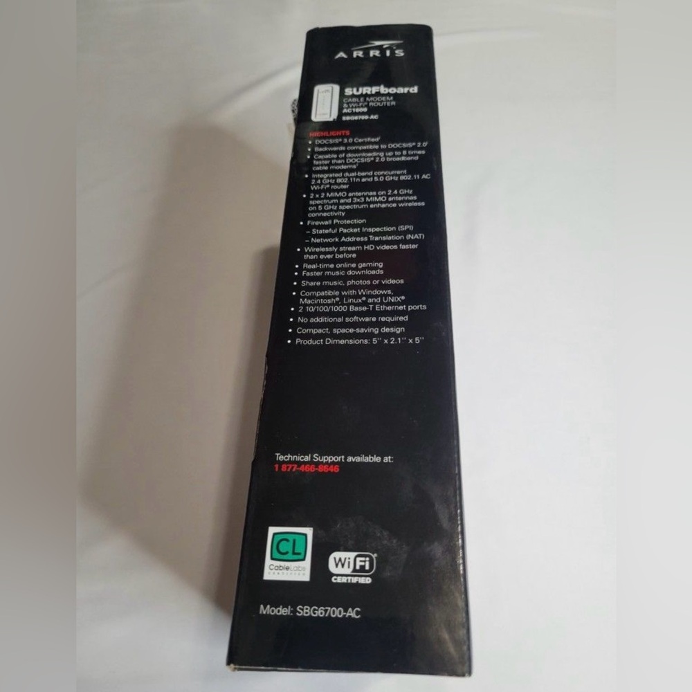 ARRIS SURFboard Cable Modem & Wi-Fi Router - Picture 5 of 10